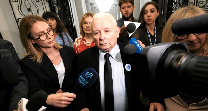 Jarosław Kaczyński w Sejmie