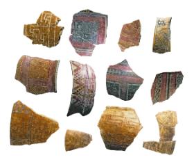 Fragmenty amfory na oliwę