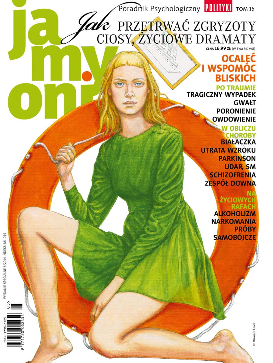Okładka - Poradnik psychologiczny. Jak przetrwać życiowe dramaty