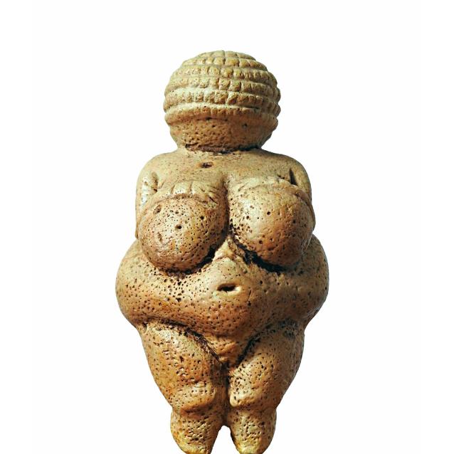 Wenus z Willendorfu, czyli figurka z epoki górnego paleolitu.