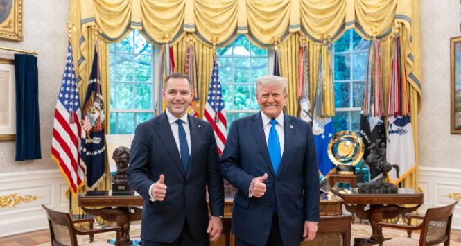 Karol Nawrocki w Białym Domu spotkał się z Donaldem Trumpem