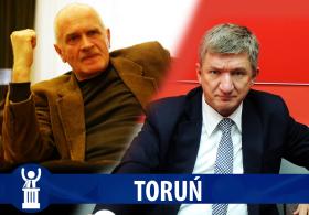 W Toruniu PiS postawił na Krzysztofa Czabańskiego, byłego prezesa zarządu Polskiego Radia, a wcześniej prezesa PAP, publicysty i dziennikarza związanego prawicowymi mediami. W poprzednich wyborach z niższego miejsca nie dostał się do Sejmu. Szósty raz z Torunia startuje Jerzy Wenderlich (wicemarszałek SLD), który też ma za sobą dziennikarskie doświadczenie i słynie z kwiecistego języka. Na pewno Czabański i Wenderlich w kampanijnych studiach wyborczych zagwarantują koloryt dyskusji.