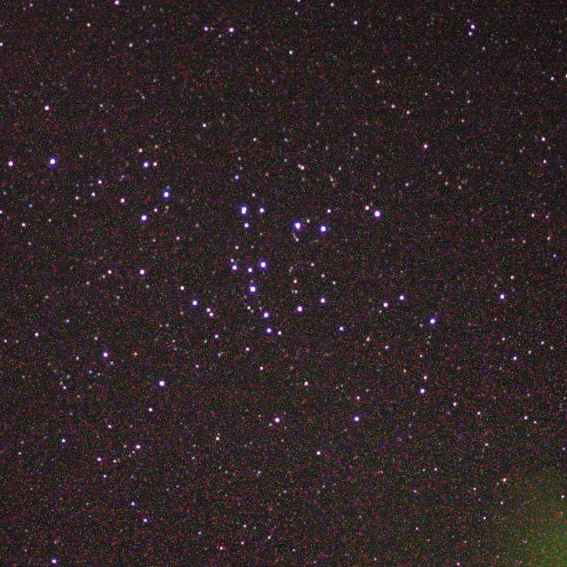 Gwiazdy Warkocza Bereniki sfotografowane z pokładu Międzynarodowej Stacji Kosmicznej przez astronautę Donalda Pettita.