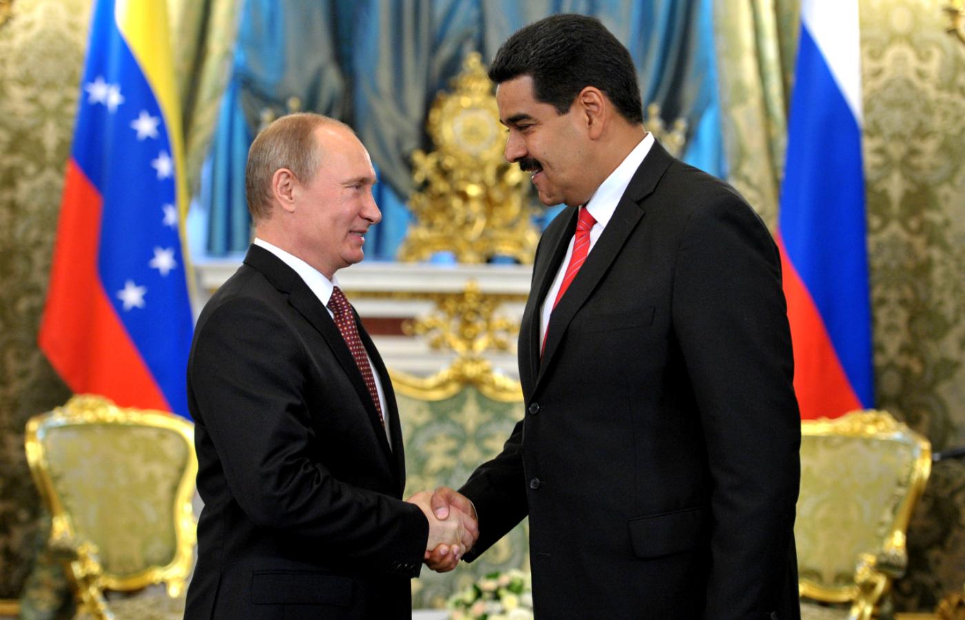 Władimir Putin i Nicolas Maduro