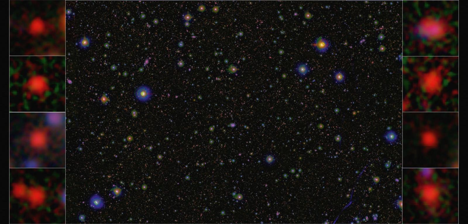 Superodległe galaktyki, w których proces narodzin gwiazd ustał już 10 mld lat temu.