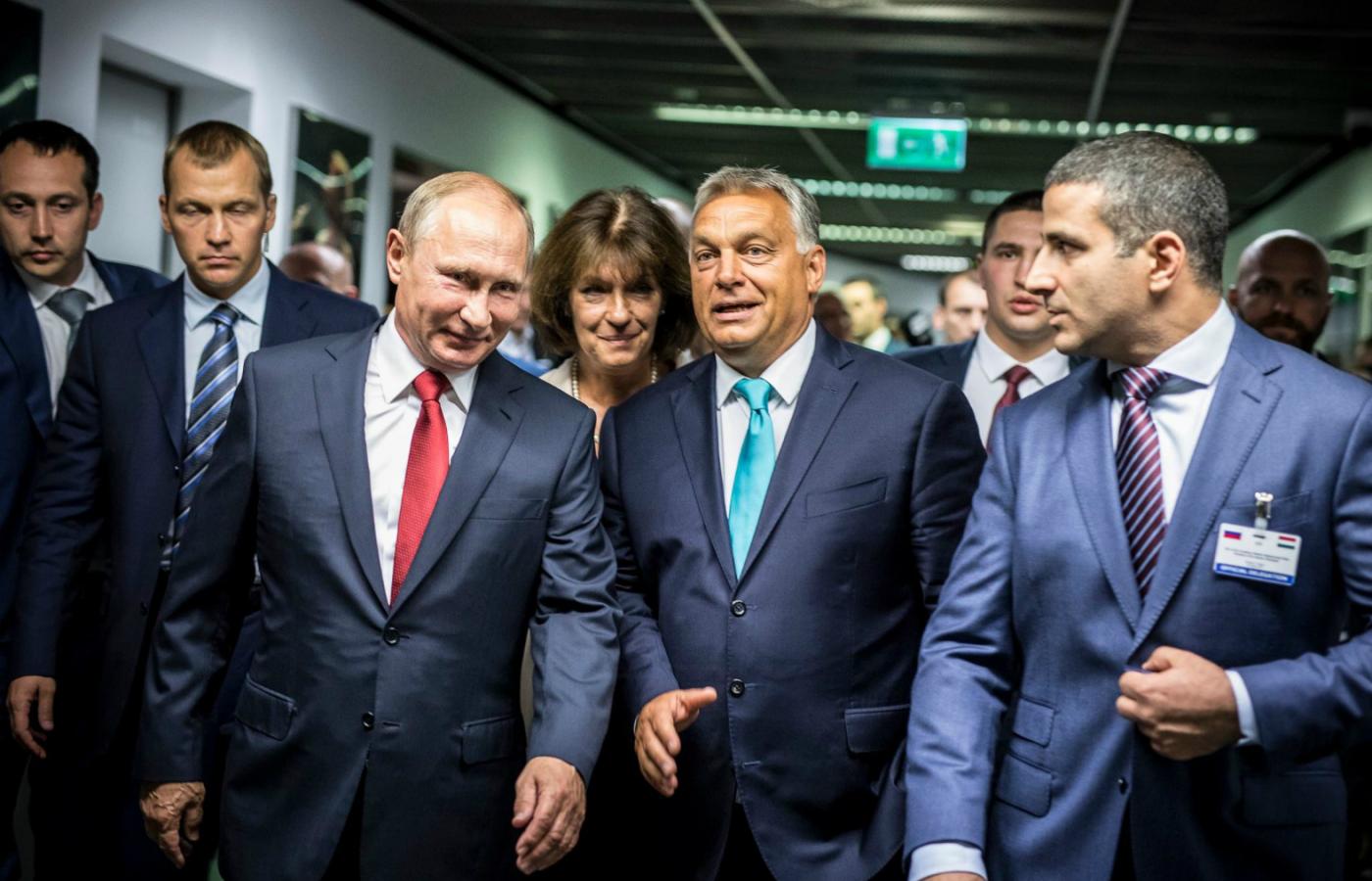 Władimir Putin i Victor Orbán