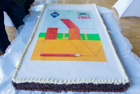 Z okazji małego jubileuszu – nasza Nagroda ma już 5 lat – nie mogło zabraknąć okolicznościowego tortu.