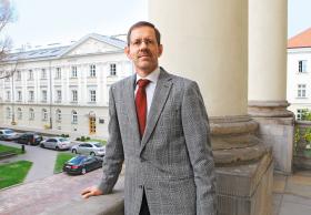 Prof. Marcin Pałys - rektor Uniwersytetu Warszawskiego.