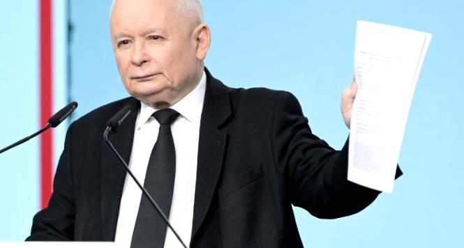 Prezes PiS Jarosław Kaczyński