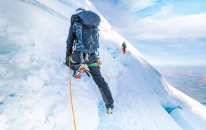 W drodze na Mont Blanc.