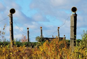 Światła naprowadzające na lotnisku w Smoleńsku