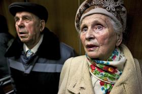 Spotkanie Bractwa OUN-UPA. Wśród zebranych Onifryjczuk i Dawydyna.