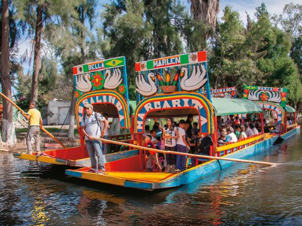 Xochimilco, sztuczna wyspa w stolicy Meksyku