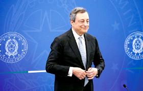 Mario Draghi, były prezes Europejskiego Banku Centralnego