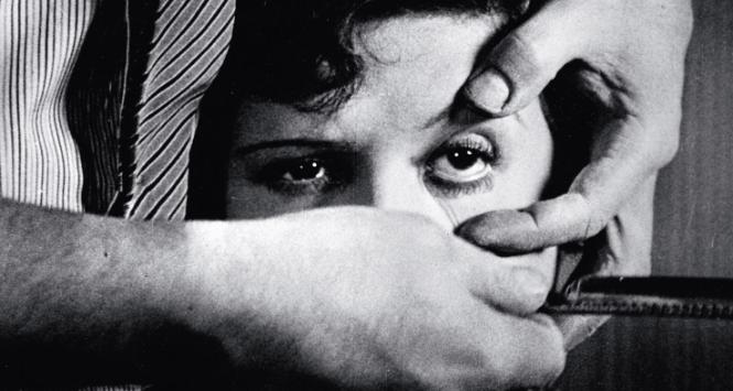 Kadr z filmu „Pies andaluzyjski”, reż. Luis Buñuel, 1928 r.