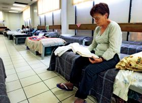 Jedna z miejskich noclegowni