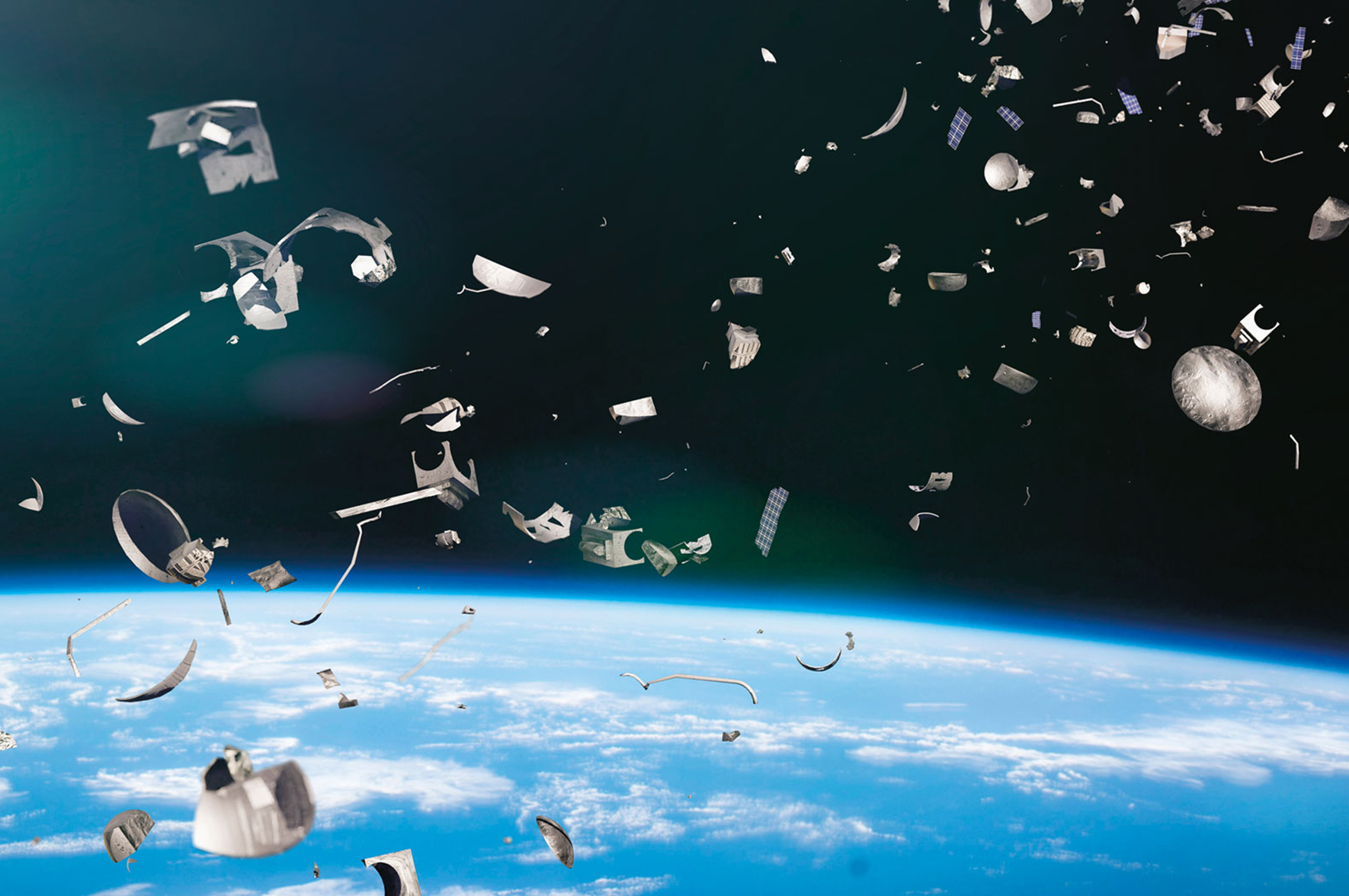 Patrz w górę. Stamtąd lecą śmieci | Spadające odpady