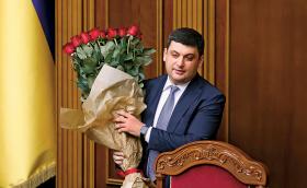 Nowy premier Ukrainy Wołodymyr Hrojsman.