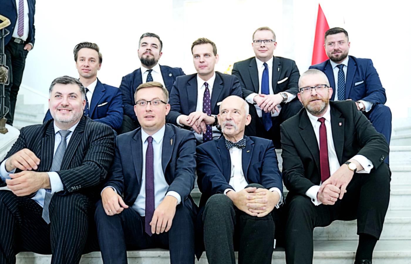 Posłowie Konfederacji. Sejm, październik 2021 r.