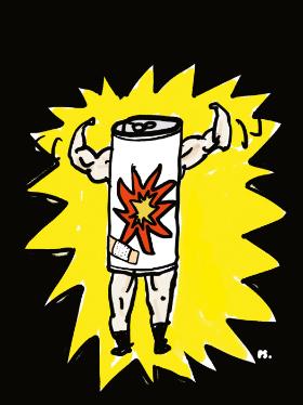 W jednej puszce potrafi być tyle kofeiny, ile zawiera osiem filiżanek kawy.