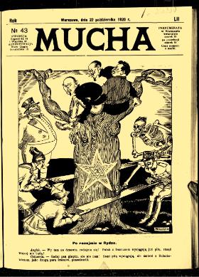 Pismo satyryczna „Mucha”. Wydanie z 22 października 1920.