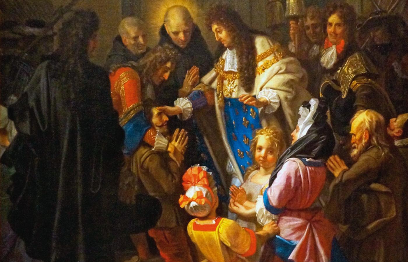 „Król Cię dotyka, Bóg Cię uleczy”; Ludwik XIV na obrazie Jeana Jouveneta z ok. 1690 r.
