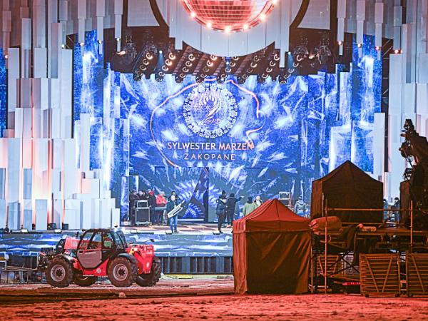 Sylwester Marzeń, scena szykowana na 31 grudnia 2022 r.