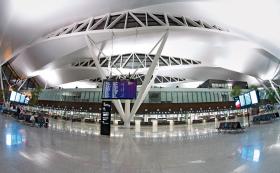 Nowoczesny terminal gdańskiego Portu Lotniczego im. Lecha Wałęsy.
