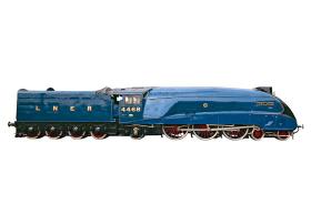 Lokomotywa Mallard (serii A4) brytyjskiej North Eastern Railway, która 3 lipca 1938 r. pojechała z prędkością 203 km/h.