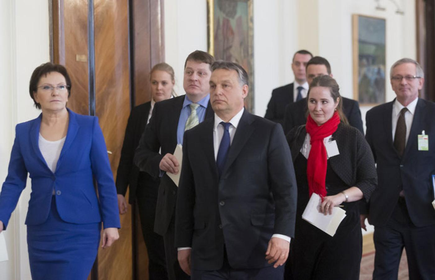 Spotkanie premiera Węgier z szefową polskiego rządu.