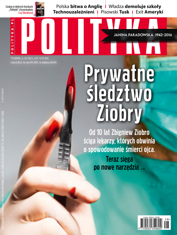 okładka - Polityka 28 2016