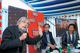 Profesor Zbigniew Mikołejko, prof. Krystyna Skarżyńska i Ewa Wilk