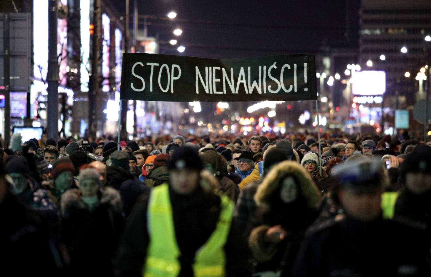 Marsz przeciw nienawiści w Warszawie