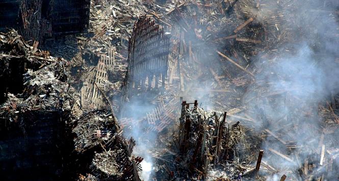 Ruiny World Trade Center, wrzesień 2001 r.