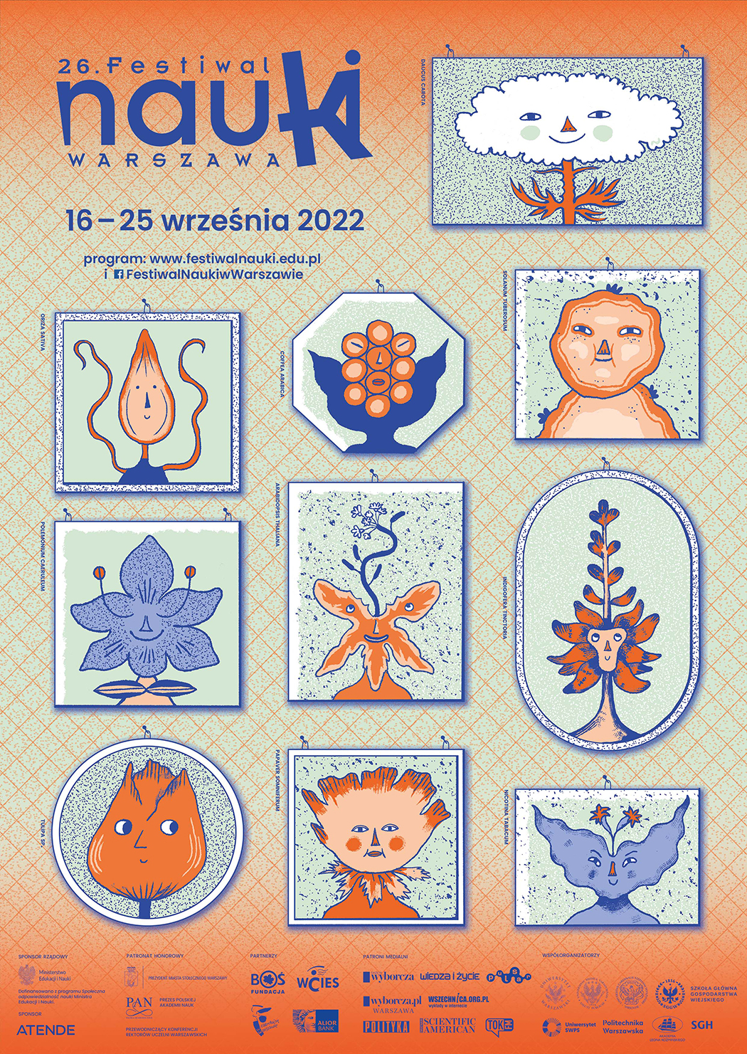 La 26ª edición del Festival de la Ciencia en Varsovia, del 16 al 25 de septiembre de 2022.
