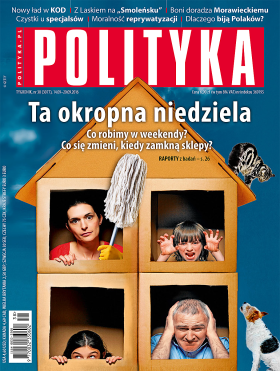 okładka - Polityka 38 2016