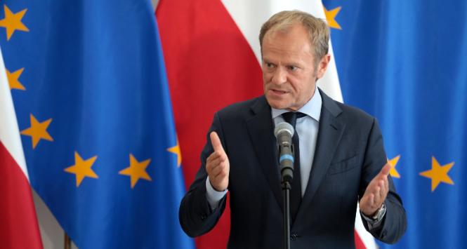 Donald Tusk w Senacie.