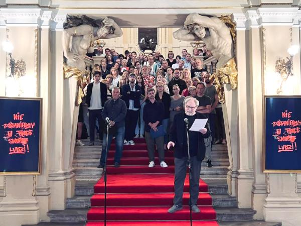 Zespół Teatru im. Juliusza Słowackiego w Krakowie, 29 czerwca 2023 r.