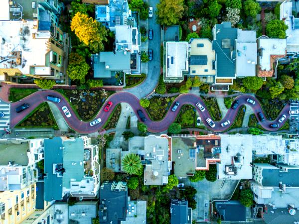 San Francisco z lotu ptaka