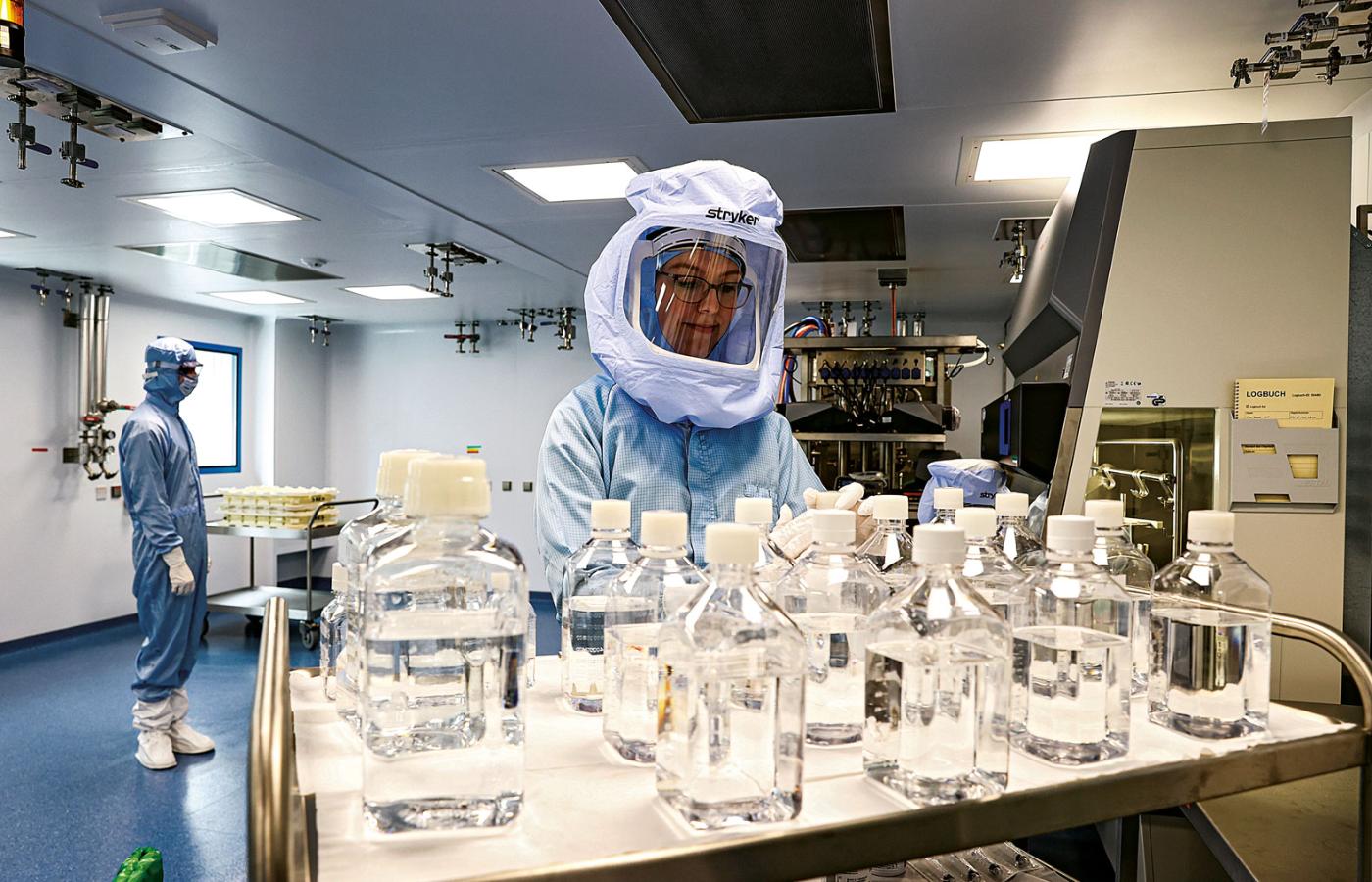 Laboratorium firmy BioNTech w Marburgu, gdzie produkuje się mRNA do szczepionki przeciwko Covid-19.
