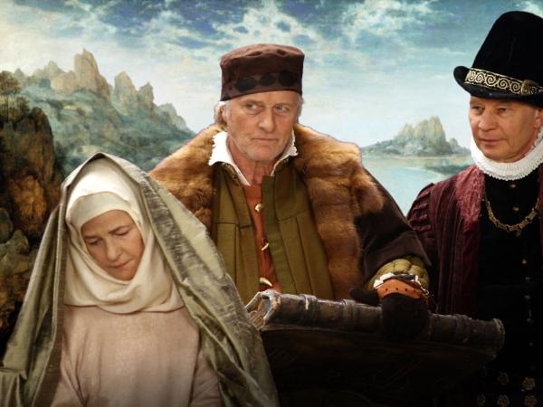 Gwiazdy „Młyna i krzyża” - (od lewej) Charlotte Rampling, Rutger Hauer i Michael York