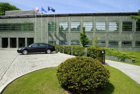 Siedziba BBN w Warszawie z zewnątrz...