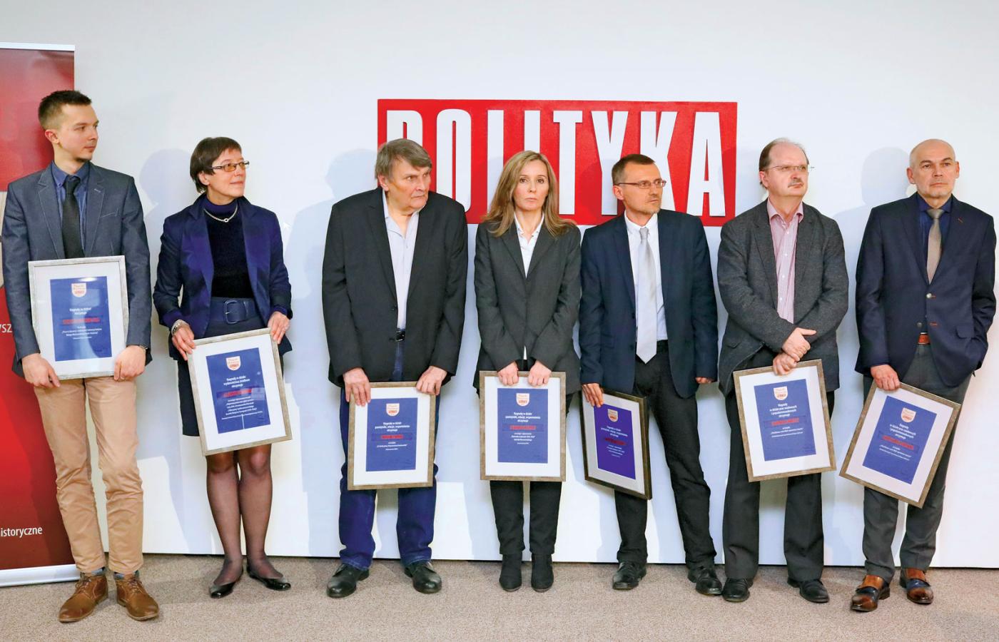 Nasi laureaci: Sebastian Pawlina, Elżbieta Orman, Antoni Kroh, Joanna Dufrat, Piotr Cichoracki, Dariusz Jarosz i Grzegorz Miernik