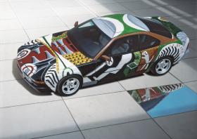 BMW 850 pomalowane przez Davida Hockneya.