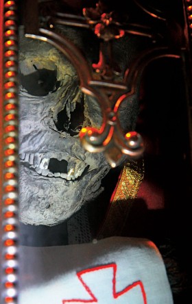 Św. Andrzej Bobola, męczennik. Jego szczątki spoczywają dziś w Sanktuarium przy Rakowieckiej w Warszawie.