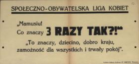 Dywersyjna ulotka rzekomo wydana przez Polskie Stronnictwo Ludowe przed Referendum Ludowym 30 czerwca 1946 roku.