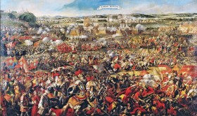 Bitwa pod Wiedniem - obraz z epoki.