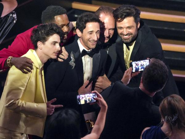 Adrien Brody i nominowani w kategorii najlepszy aktor pierwszoplanowy
