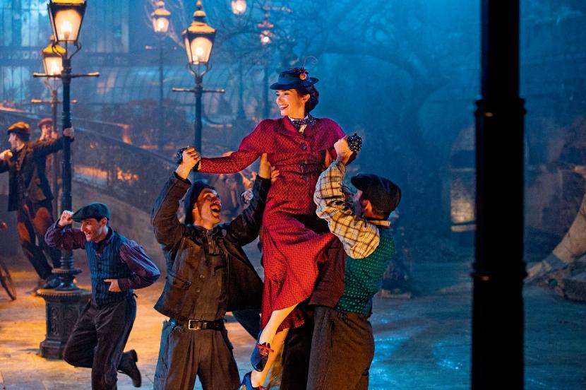 Emily Blunt w filmie „Mary Poppins powraca”.
