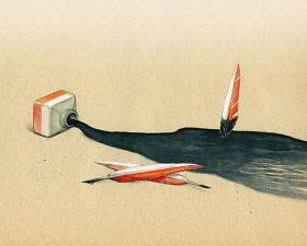 „Tak jak w polityce, także w prasie uformowały się więc dwa przeciwstawne obozy, które coraz bardziej się od siebie oddalają.”.